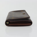 LOUIS VUITTON Monogram Portefeuille Tresor Bifold Wallet M61736 LV Auth 194277A-4