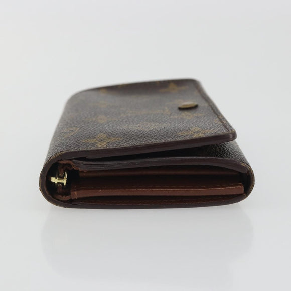 LOUIS VUITTON Monogram Portefeuille Tresor Bifold Wallet M61736 LV Auth 194277A