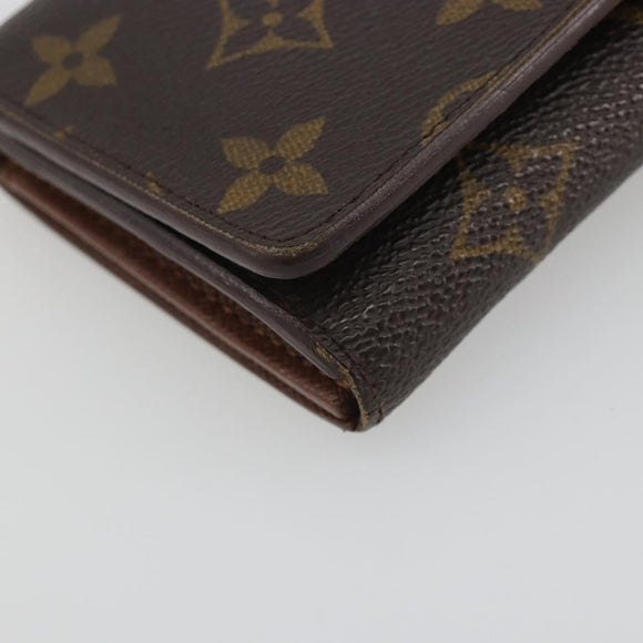 LOUIS VUITTON Monogram Portefeuille Tresor Bifold Wallet M61736 LV Auth 194277A