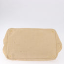 PRADA Canapa GM Tote Bag Straw Beige Gold Auth 194284-7