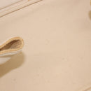 PRADA Canapa GM Tote Bag Straw Beige Gold Auth 194284-11
