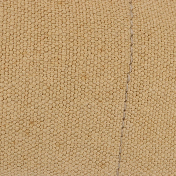 PRADA Canapa GM Tote Bag Straw Beige Gold Auth 194284