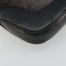 GUCCI Jackie Shoulder Bag Velor Gray Silver 001 3306 Auth 194285-14