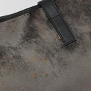 GUCCI Jackie Shoulder Bag Velor Gray Silver 001 3306 Auth 194285-15