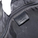 GUCCI Jackie Shoulder Bag Velor Gray Silver 001 3306 Auth 194285-17