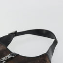 GUCCI Jackie Shoulder Bag Velor Gray Silver 001 3306 Auth 194285-9