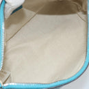 GUCCI Soho Hand Bag Leather Blue Silver 340618 Auth 194286A-11