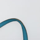 GUCCI Soho Hand Bag Leather Blue Silver 340618 Auth 194286A-8
