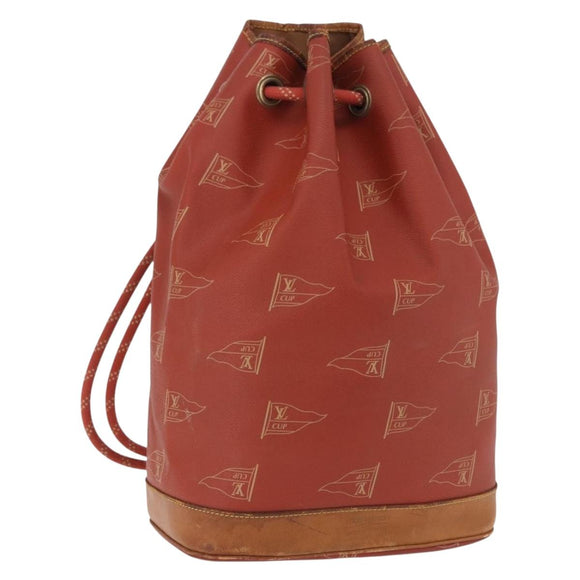LOUIS VUITTON LV Cup Saint Tropez Shoulder Bag Red M80026 LV Auth 194290