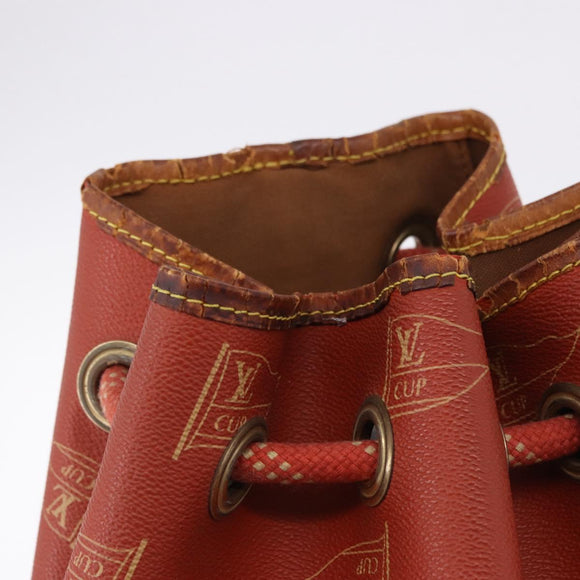 LOUIS VUITTON LV Cup Saint Tropez Shoulder Bag Red M80026 LV Auth 194290