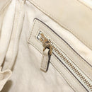 GUCCI GG Canvas Web Sherry Line Shoulder Bag Beige Gold 257065 Auth 194292-21
