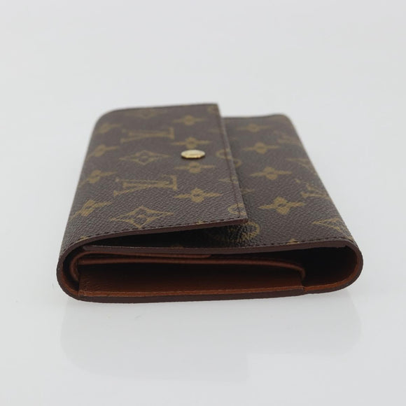 LOUIS VUITTON Monogram Porte Tresor International Wallet M61215 LV Auth 194302A