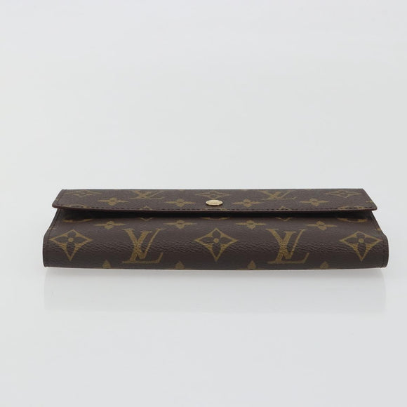 LOUIS VUITTON Monogram Porte Tresor International Wallet M61215 LV Auth 194302A