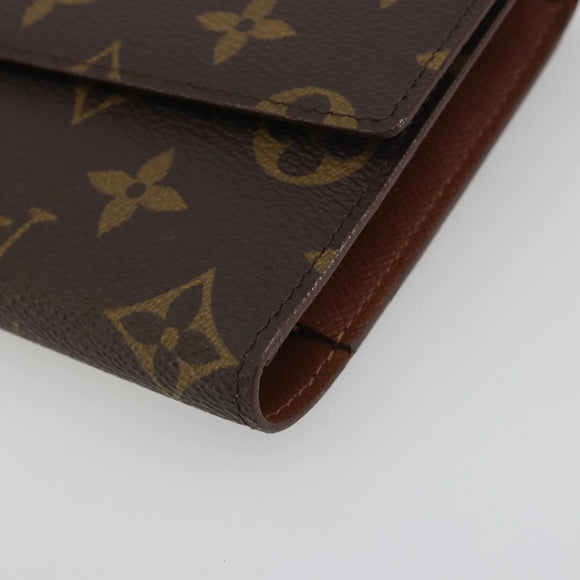 LOUIS VUITTON Monogram Porte Tresor International Wallet M61215 LV Auth 194302A