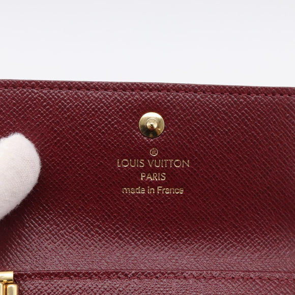 LOUIS VUITTON Damier Ebene Multicles 4 Key Case N63082 Auth 194304M