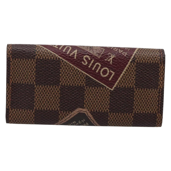 LOUIS VUITTON Damier Ebene Multicles 4 Key Case N63082 Auth 194304M