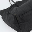 FENDI Zucca Canvas Tote Bag Black Silver Auth 194305-9