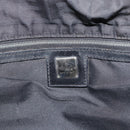 FENDI Zucca Canvas Tote Bag Black Silver Auth 194305-10