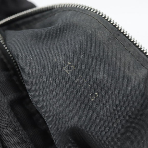 FENDI Zucca Canvas Tote Bag Black Silver Auth 194305