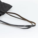 FENDI Zucca Canvas Tote Bag Black Silver Auth 194305-7