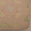 HERMES Carre 90 Scarf ”LES DANSEUSES” Silk Pink Auth 194306M-10