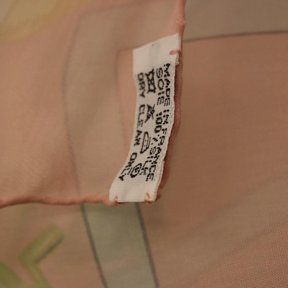 HERMES Carre 90 Scarf ”LES DANSEUSES” Silk Pink Auth 194306M