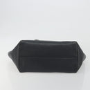 GUCCI Swing Tote Bag Leather Black Gold Tone 354408 Auth 194308-5