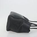 GUCCI Swing Tote Bag Leather Black Gold Tone 354408 Auth 194308-3
