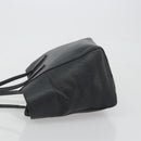 GUCCI Swing Tote Bag Leather Black Gold Tone 354408 Auth 194308-4