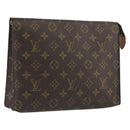 LOUIS VUITTON Monogram Poche Toilette 26 Pouch M47542 LV Auth 194309-1