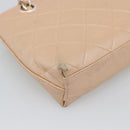 CHANEL Matelasse Chain Hand Bag Lamb Skin Pink Silver CC Auth 194311A-13