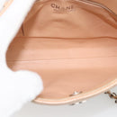 CHANEL Matelasse Chain Hand Bag Lamb Skin Pink Silver CC Auth 194311A-15