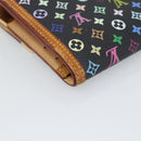 LOUIS VUITTON Monogram Multicolor Porte Tresor International M92658 Auth 194312A-11