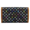 LOUIS VUITTON Monogram Multicolor Porte Tresor International M92658 Auth 194312A-3