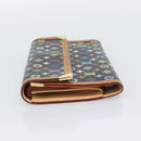 LOUIS VUITTON Monogram Multicolor Porte Tresor International M92658 Auth 194312A-4
