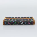 LOUIS VUITTON Monogram Multicolor Porte Tresor International M92658 Auth 194312A-6
