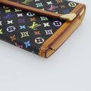 LOUIS VUITTON Monogram Multicolor Porte Tresor International M92658 Auth 194312A-8