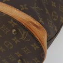 LOUIS VUITTON Monogram Bucket PM Shoulder Bag M42238 LV Auth 194314-9