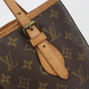 LOUIS VUITTON Monogram Bucket PM Shoulder Bag M42238 LV Auth 194314-17