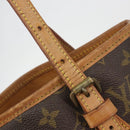 LOUIS VUITTON Monogram Bucket PM Shoulder Bag M42238 LV Auth 194314-10
