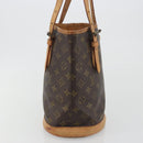 LOUIS VUITTON Monogram Bucket PM Shoulder Bag M42238 LV Auth 194314-3