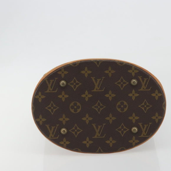 LOUIS VUITTON Monogram Bucket PM Shoulder Bag M42238 LV Auth 194314