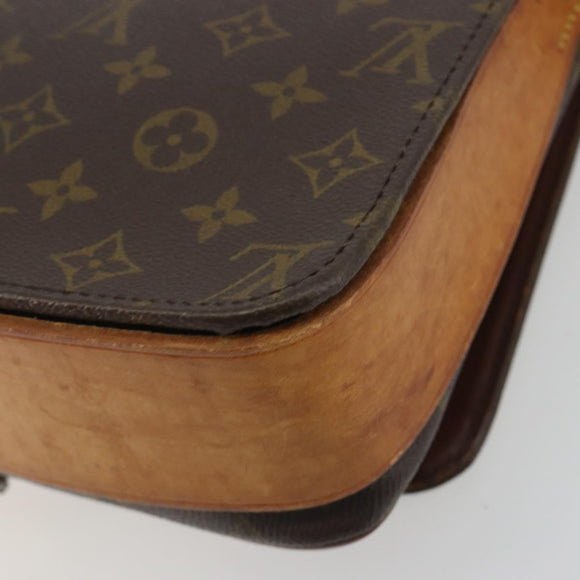 LOUIS VUITTON Monogram Cartouchiere GM Shoulder Bag M51252 LV Auth 194315