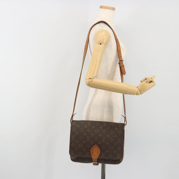 LOUIS VUITTON Monogram Cartouchiere GM Shoulder Bag M51252 LV Auth 194315