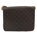 LOUIS VUITTON Monogram Cartouchiere GM Shoulder Bag M51252 LV Auth 194315-2