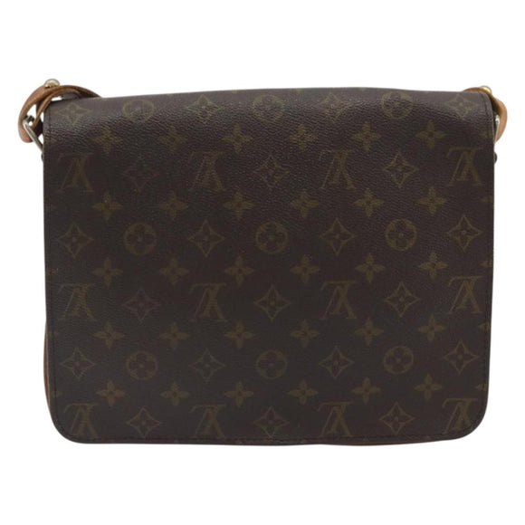 LOUIS VUITTON Monogram Cartouchiere GM Shoulder Bag M51252 LV Auth 194315