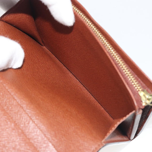 LOUIS VUITTON Porte Monnaie Billets Tresor Wallet M61730 LV Auth 194316A