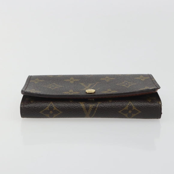 LOUIS VUITTON Porte Monnaie Billets Tresor Wallet M61730 LV Auth 194316A