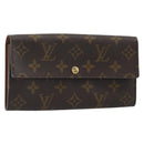 LOUIS VUITTON Pochette Porte Monnaie Credit Long Wallet M61726 LV Auth 194317A-1