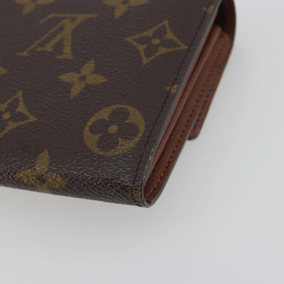 LOUIS VUITTON Pochette Porte Monnaie Credit Long Wallet M61726 LV Auth 194317A